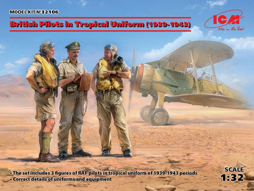 1/32 British Pilots in Tropical Uniform 1939-1943 (3)