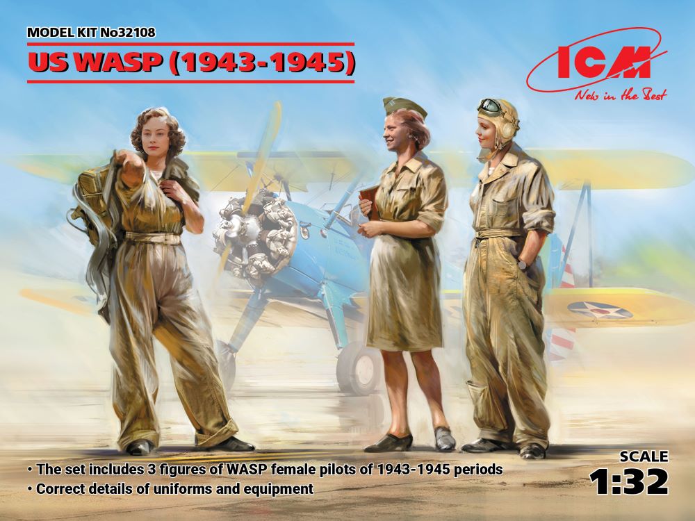 1/32 US WASP Figures 1943-1945 (3)