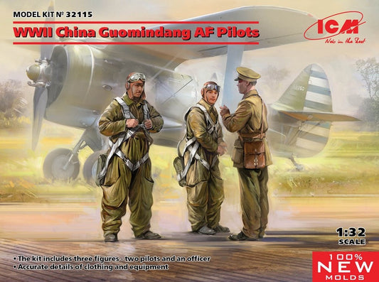 1/32 WWII China Guomindang AF Pilots (3)