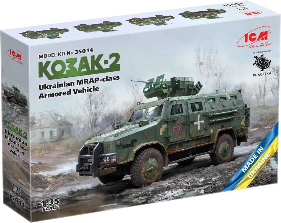 1/35 Kozak2 Ukrainian MRAP Class Armored Vehicle