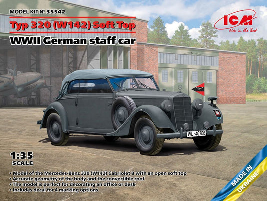 1/35 WWII German Type 320 (W142) Soft Top Staff Car