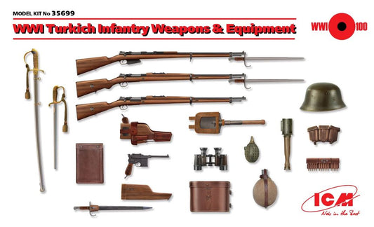 1/35 WWI Turkish Infantry Weapons & Equipment