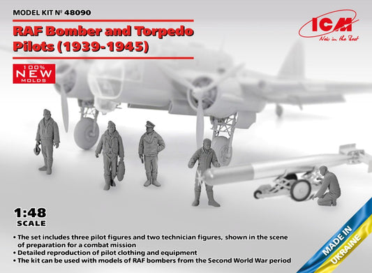 1/48 RAF Bomber & Torpedo Pilots 1939-45 (4)