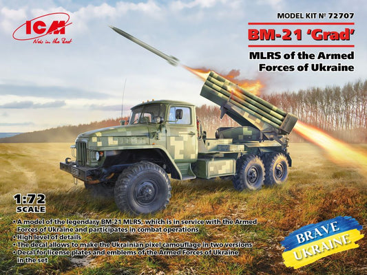 1/72 Brave Ukraine: BM21 Grad MLRS of the Armed Forces of Ukraine