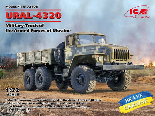 1/72 Brave Ukraine: Ural 4320 Military Truck of the Armed Forces of Ukraine