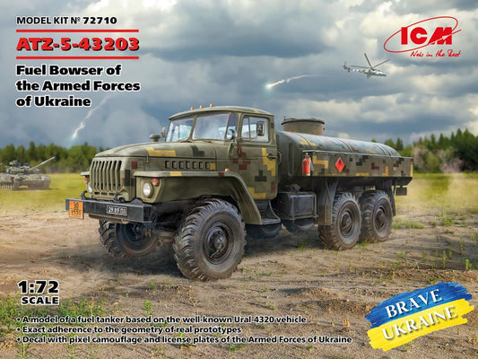 1/72 Brave Ukraine: ATZ5-43203 Fuel Bowser Truck of the Armed Forces of Ukraine