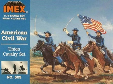 1/72 Civil War Union Cavalry (17 foot, 11 mtd)