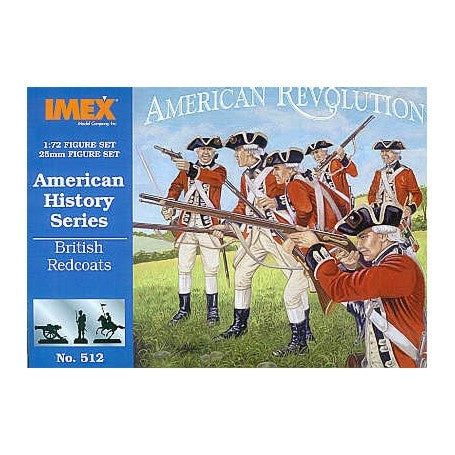 1/72 American Revolution British Redcoats (47 foot, 2 mtd)