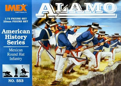 1/72 Alamo Mexican Round Hat Infantry (49)