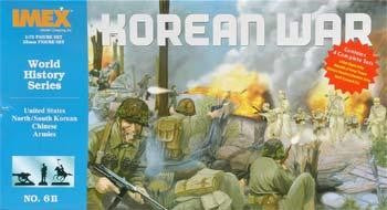 1/72 Korean War US Army (100), Republic of Korea Troops (50), Chinese PLA (50), North Korean KPA (106)