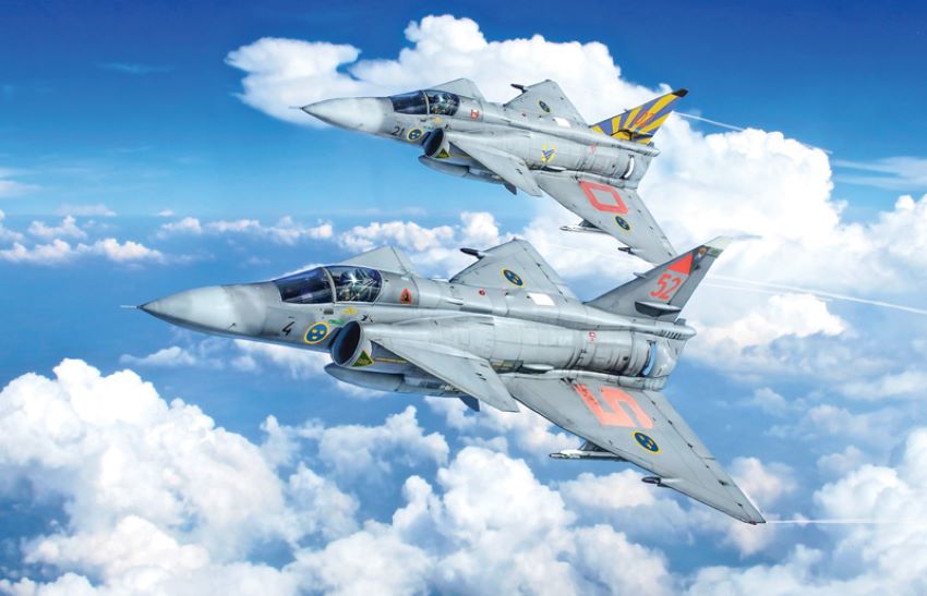 1/48 SAAB JA37/AJ37 Viggen Fighter