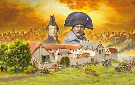 1/72 Waterloo 1815 Battle at La Haye Sainte Diorama Set