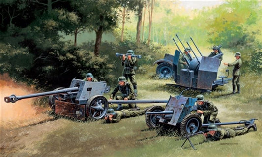 1/72 German Gun Set: Pak 37, Pak 40, Flak 38