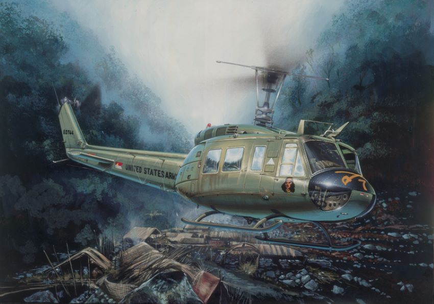 1/48 UH1D Iroquois Helicopter