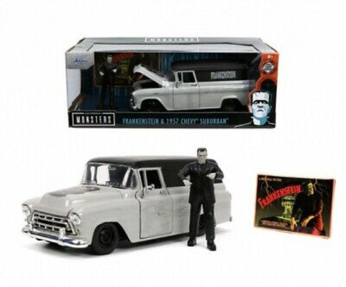 1/24 Universal Monsters 1957 Chevy Suburban w/Frankenstein Figure