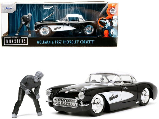 1/24 1957 Corvette w/Wolfman Figure