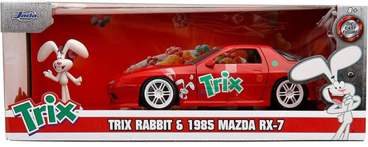 1/24 General Mills 1985 Mazda RX7 Car w/Trix Rabbit Figure