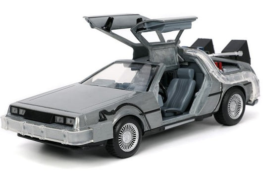 1/24 Back to the Future Part I DeLorean Car Time Machine Lighted