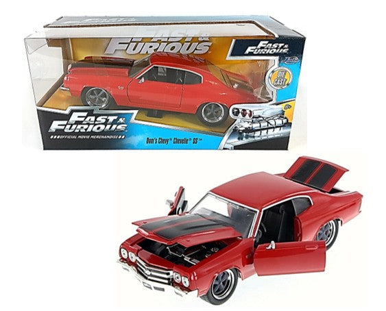 1/24 Fast & Furious Dom's Chevy Chevelle SS Car