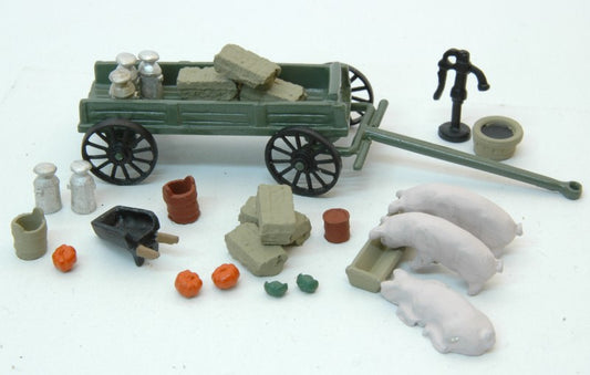 HO Farmyard Detail Set (27)