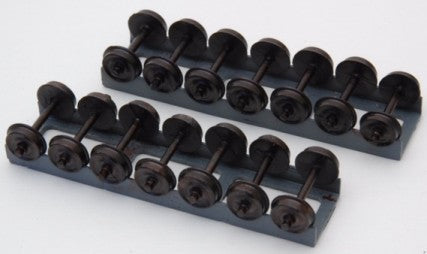 HO Wheels (14) & Cradles (2) Set