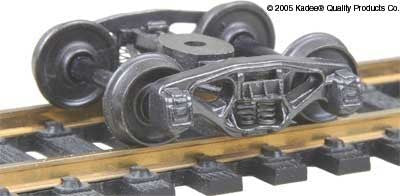 HO Bettendorf Trucks w/33 Smooth Back Wheels (Metal)