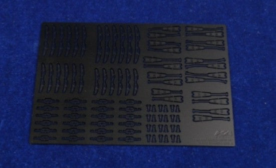 1/24 Windshield Wipers Black Coated Set (Photo-Etch)