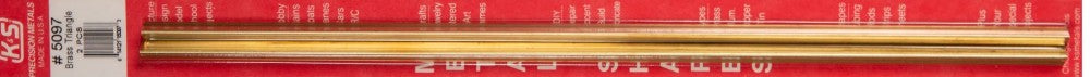 12" Brass Triangle Tube (2)