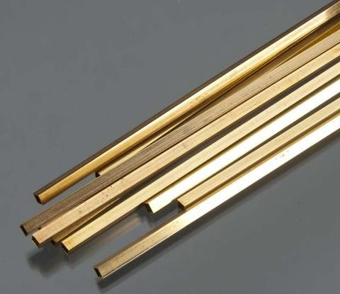 5/32"x12" Square Brass Tube .004 Wall (1)