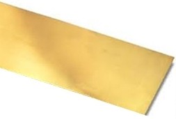 .016"x1"x12" Brass Strips (1)