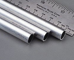 7/16"x12" Round Aluminum Tube .035 Wall (1)