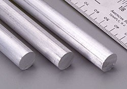 1/2"x12" Solid Aluminum Rod (1)