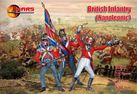 1/32 Napoleonic British Infantry (12)