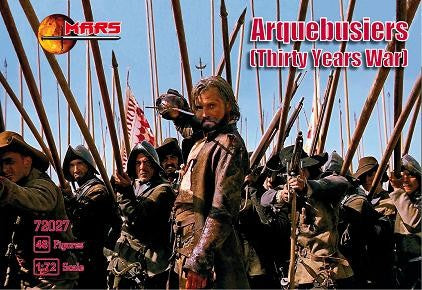 1/72 Thirty Years War Arquebusiers (48)