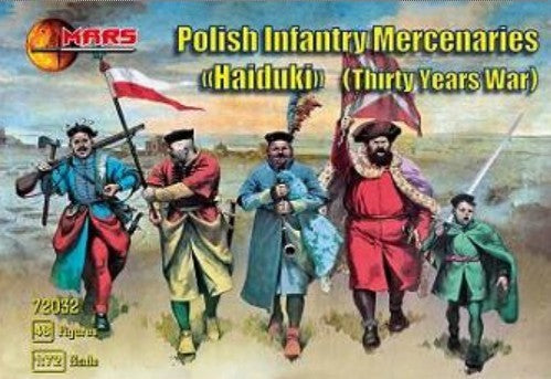 1/72 Thirty Years War Polish Infantry Mercenaries (48)