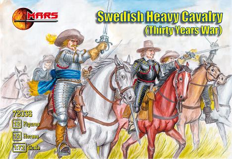 1/72 Thirty Years War Swedish Heavy Cavalry (12 Mtd)