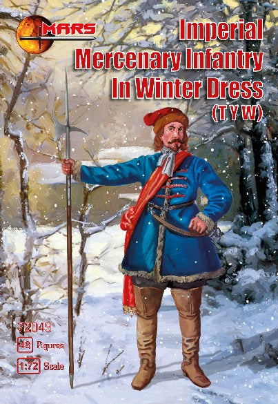 1/72 Thirty Years War Imperial Mercenary Infantry Winter Dress (48)