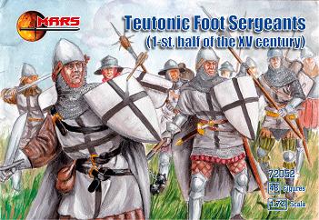 1/72 1st Half XV Century Teutonic Foot Sergeants (48)