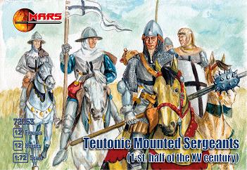 1/72 1st Half XV Century Teutonic Sergeants (12 Mtd)