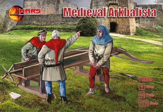 1/72 Medieval Arkbalista (16) w/Guns (4)