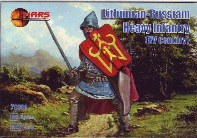 1/72 XV Century Lithunian Russian Heavy Infantry (48)