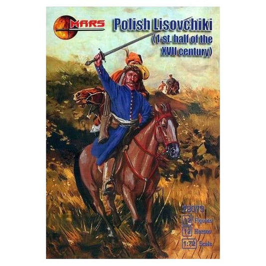 1/72 1st Half XVII Century Polish Lisovchiki Troops (12 Mtd)