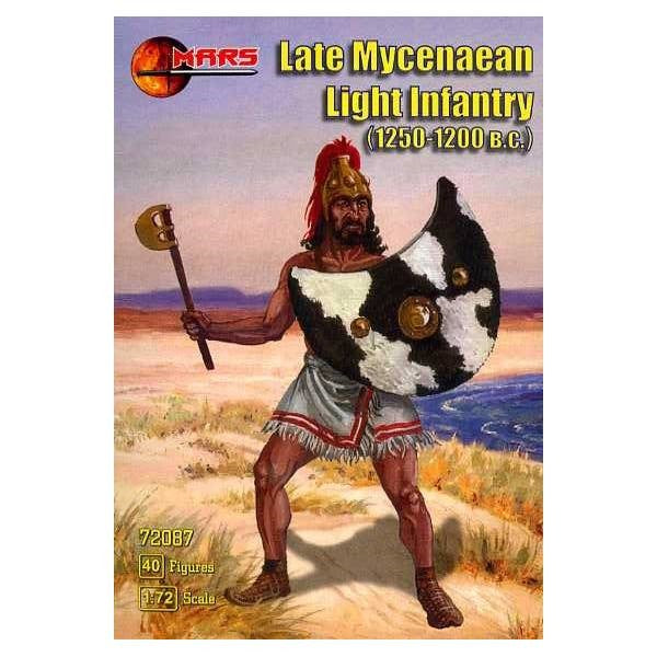 1/72 1250-1200BC Late Mycenaean Light Infantry (40)