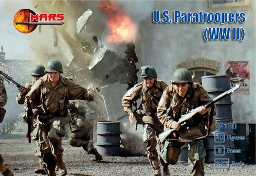 1/72 WWII US Paratroopers (40)