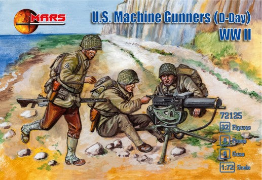 1/72 WWII US Machine Gunners D-Day (32)