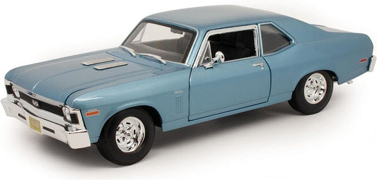 1/18 1970 Chevy Nova SS Coupe (Metallic Blue)