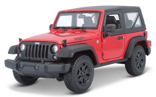 1/18 2014 Jeep Wrangler (Red)