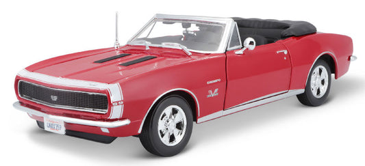 1/18 1967 Chevrolet Camaro SS396 Convertible (Red)