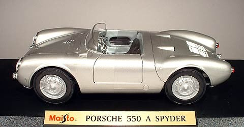 1/18 Porsche 550A Spyder (Silver)