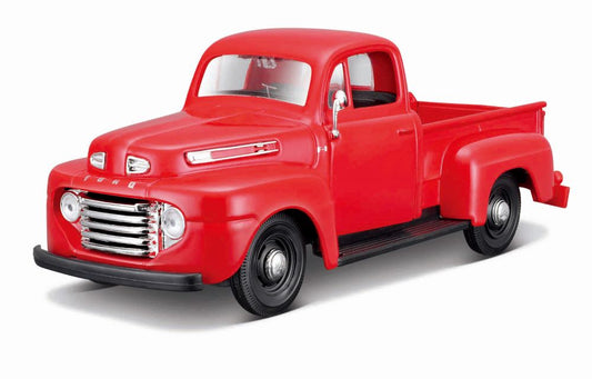 1/24 Assembly Line Metal Model Kit: 1948 Ford F1 Pickup Truck (Red)